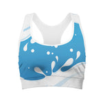 Milk Print Women's Sports Bra