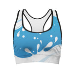 Milk Print Women's Sports Bra