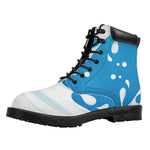 Milk Print Work Boots