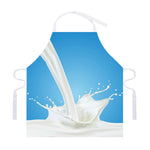 Milk Splash Print Adjustable Apron