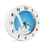 Milk Splash Print Alarm Clock