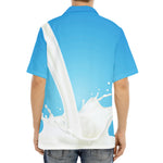 Milk Splash Print Aloha Shirt