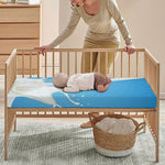 Milk Splash Print Baby Crib Sheet