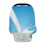 Milk Splash Print Baby Seat Cover