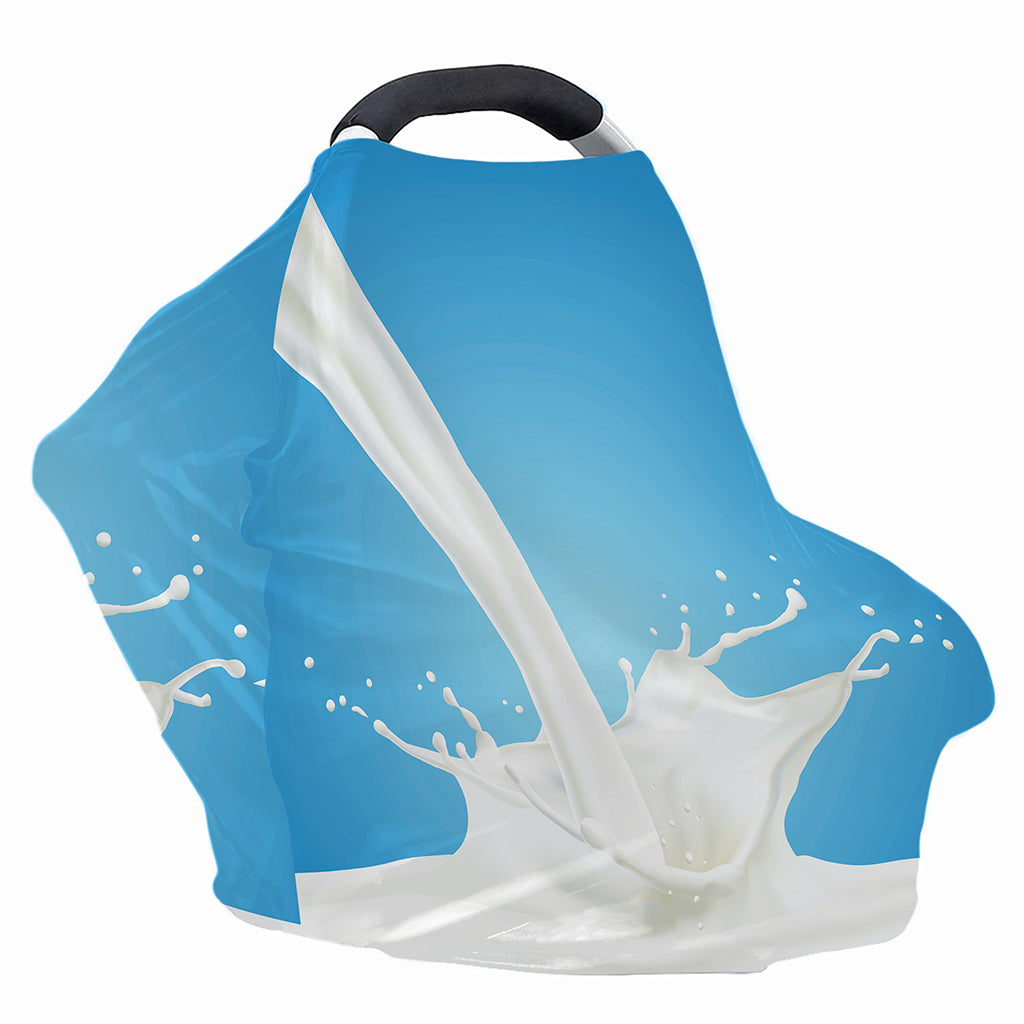 Milk Splash Print Baby Seat Cover