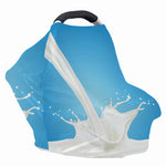 Milk Splash Print Baby Seat Cover
