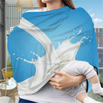 Milk Splash Print Baby Seat Cover