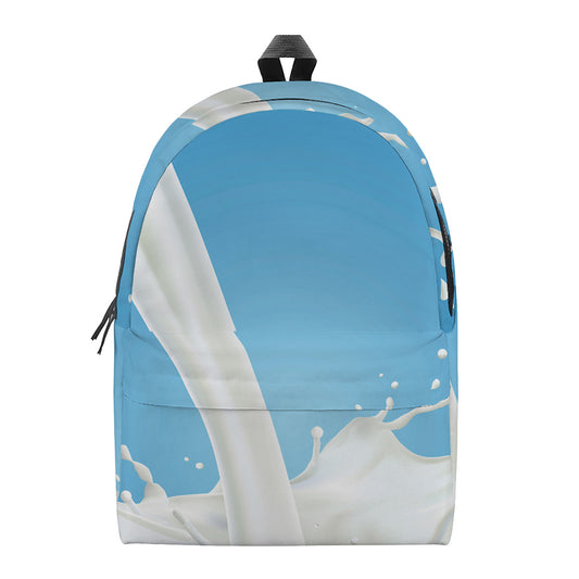 Milk Splash Print Backpack