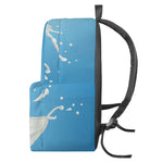 Milk Splash Print Backpack