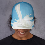 Milk Splash Print Baseball Cap