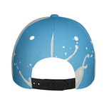 Milk Splash Print Baseball Cap