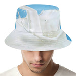 Milk Splash Print Bucket Hat