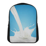 Milk Splash Print Casual Backpack