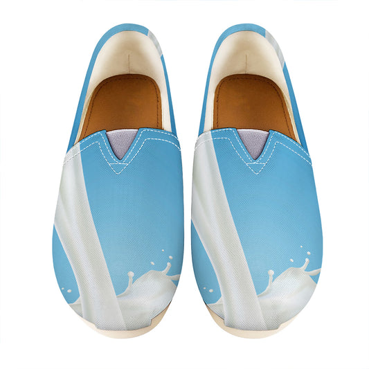 Milk Splash Print Casual Shoes