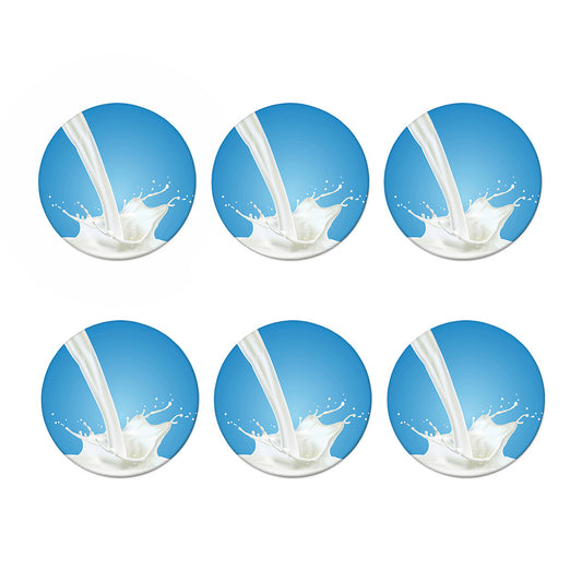 Milk Splash Print Coaster Set