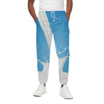 Milk Splash Print Cotton Pants