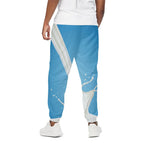 Milk Splash Print Cotton Pants