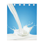 Milk Splash Print Curtain