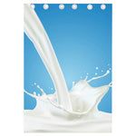 Milk Splash Print Curtain