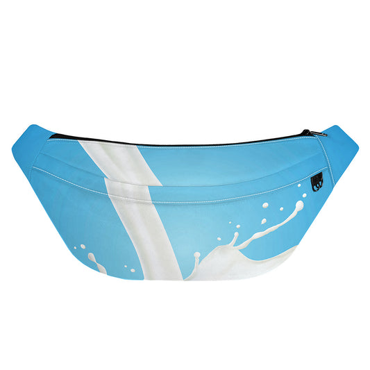 Milk Splash Print Fanny Pack