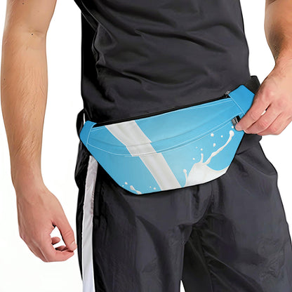Milk Splash Print Fanny Pack