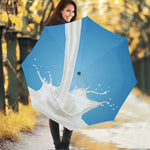 Milk Splash Print Foldable Umbrella