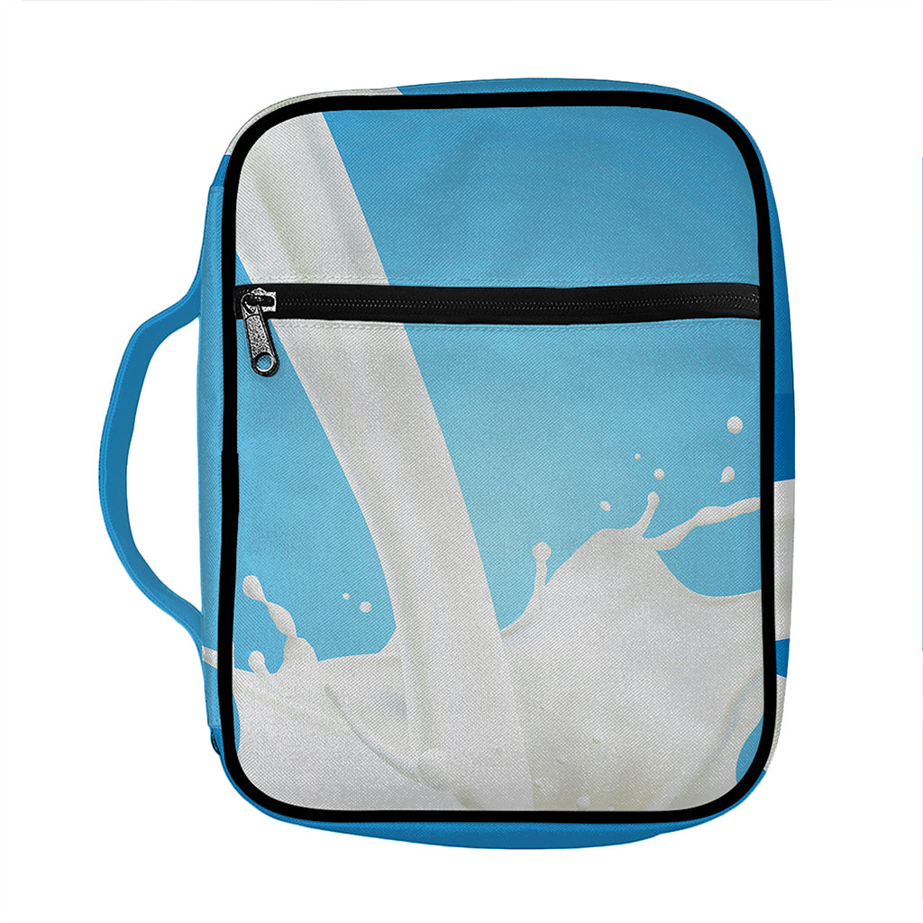 Milk Splash Print Front Pocket Bible Bag