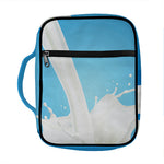 Milk Splash Print Front Pocket Bible Bag