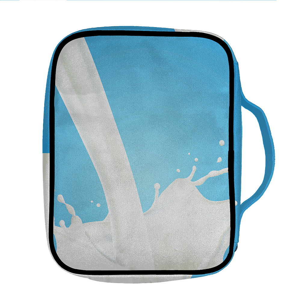 Milk Splash Print Front Pocket Bible Bag