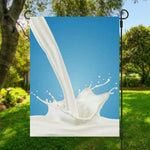 Milk Splash Print Garden Flag