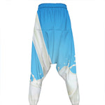 Milk Splash Print Hammer Pants