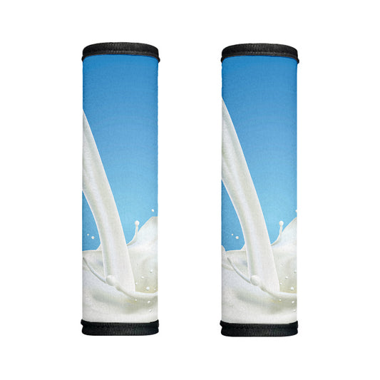 Milk Splash Print Handle Covers