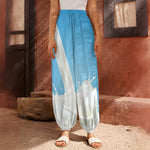 Milk Splash Print Harem Pants