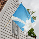 Milk Splash Print House Flag