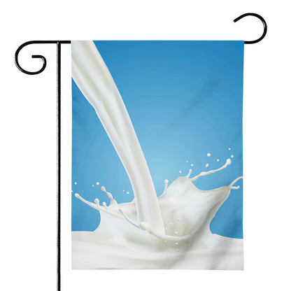 Milk Splash Print House Flag