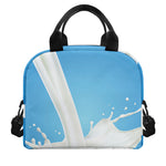 Milk Splash Print Insulated Lunch Bag