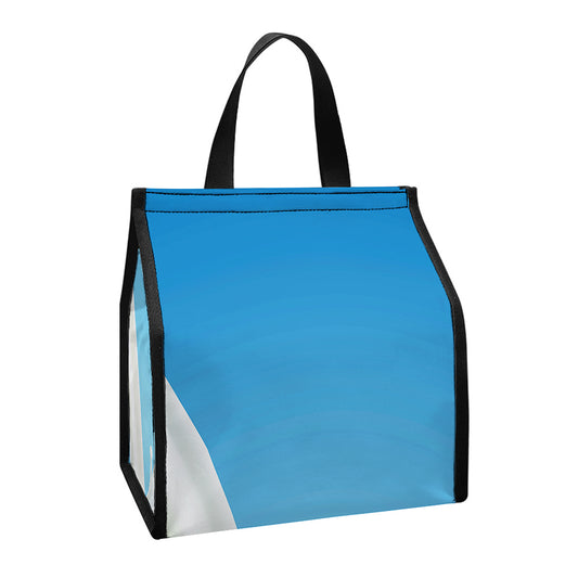 Milk Splash Print Insulated Lunch Tote