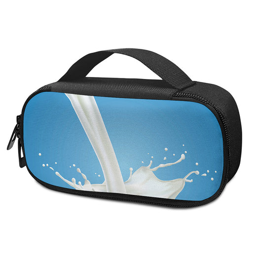 Milk Splash Print Insulin Cooler Travel Case