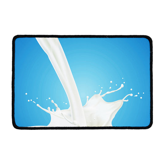 Milk Splash Print Kitchen Mat