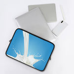 Milk Splash Print Laptop Sleeve
