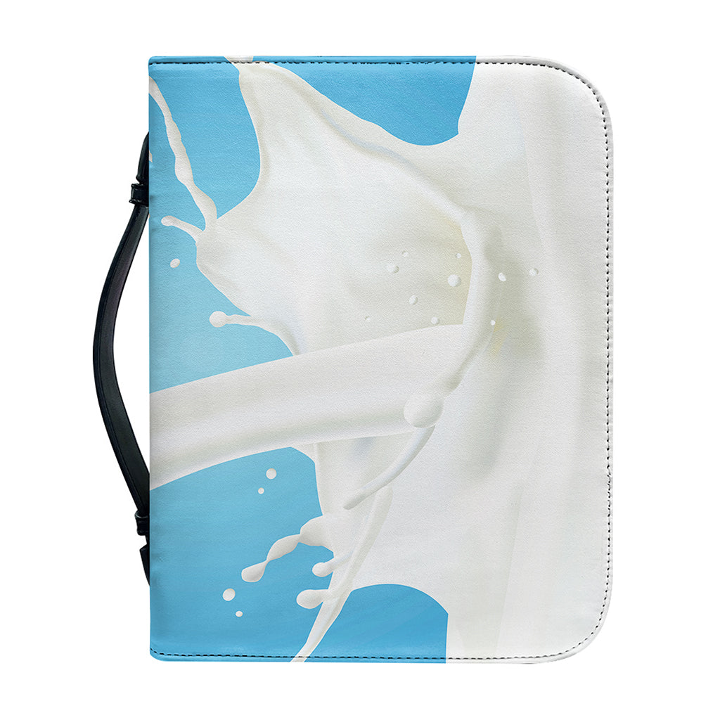 Milk Splash Print Leather Bible Cover