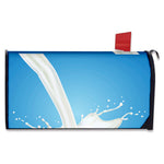 Milk Splash Print Mailbox Cover