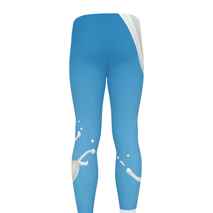 Milk Splash Print Men's leggings