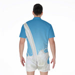 Milk Splash Print Men's Rompers