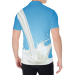 Milk Splash Print Men's Shirt