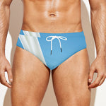 Milk Splash Print Men's Swim Briefs