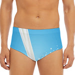 Milk Splash Print Men's Triangle Swim Briefs