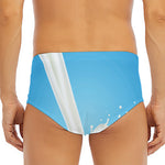 Milk Splash Print Men's Triangle Swim Briefs