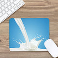 Milk Splash Print Mouse Pad