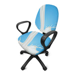 Milk Splash Print Office Chair Cover
